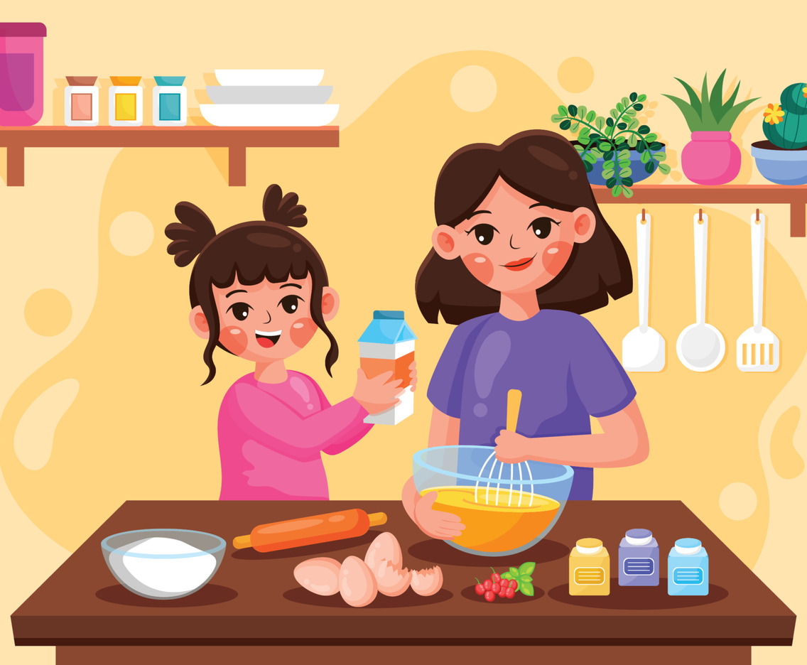 Enjoying Family Time with Cooking