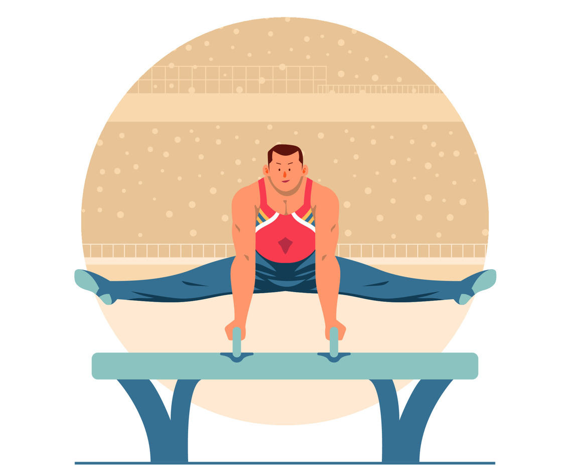 Male Gymnast Character Concept