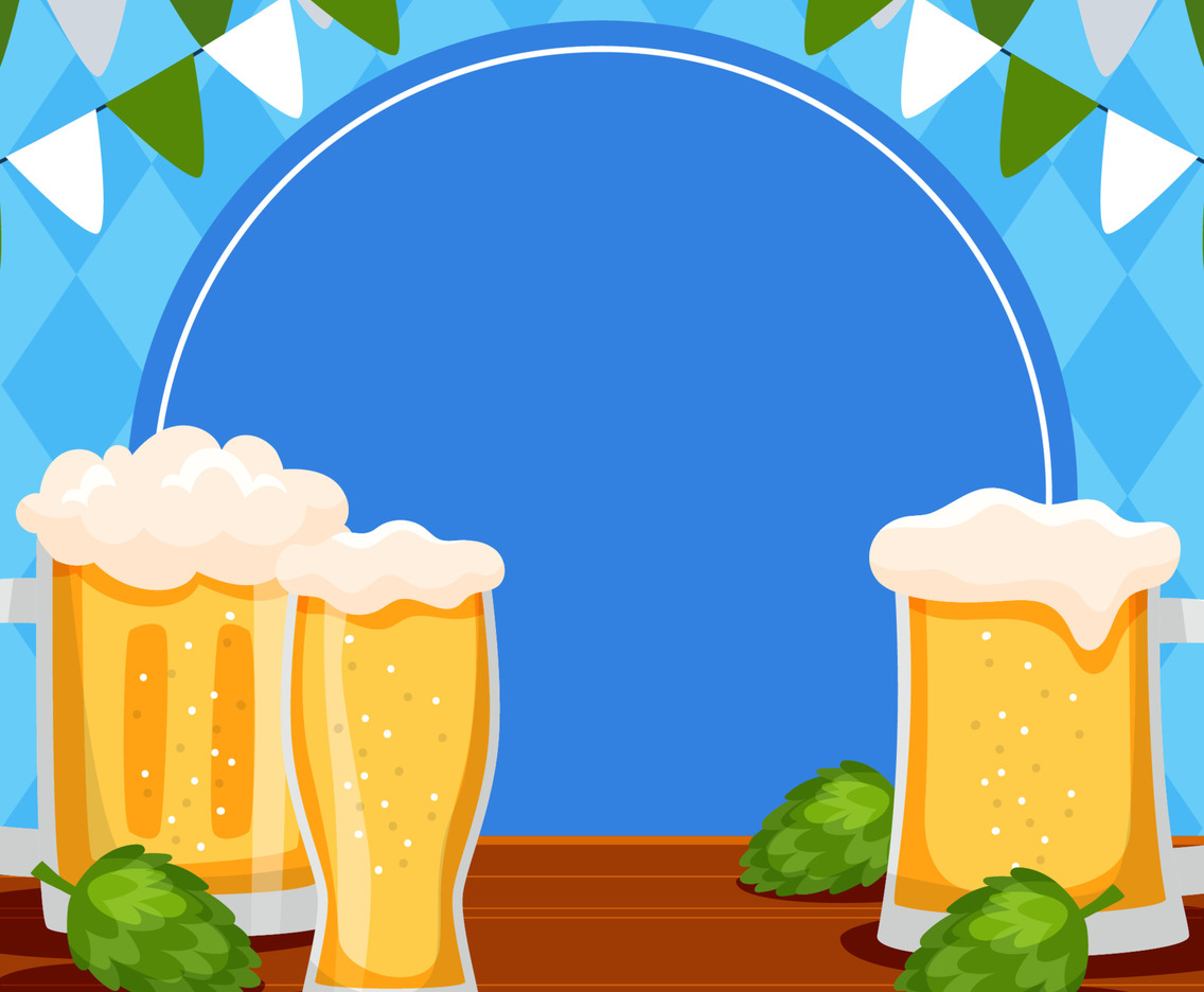 Oktoberfest Beer Background