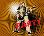 Rock Party Poster Art