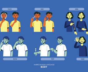 Sign Language Vector Art & Graphics | freevector.com