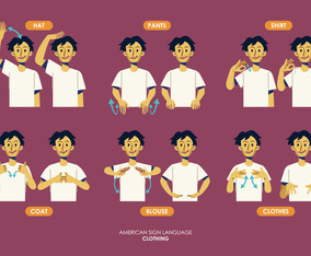 Sign Language Vector Art & Graphics | freevector.com
