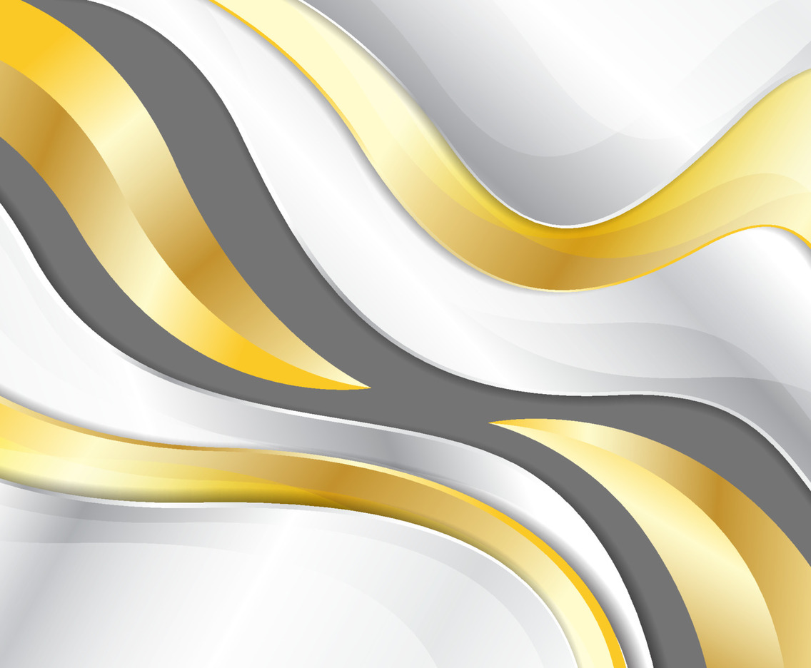 White And Gold Fluid Abstract Gradient Background