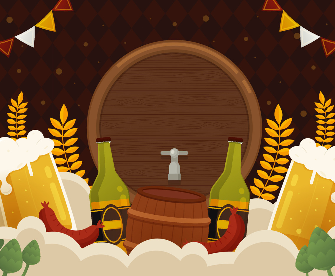 Oktoberfest Beer Background