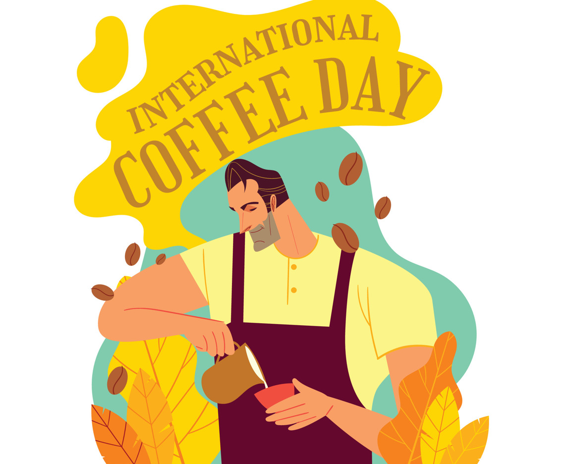 Professional Barista in International Coffee Day
