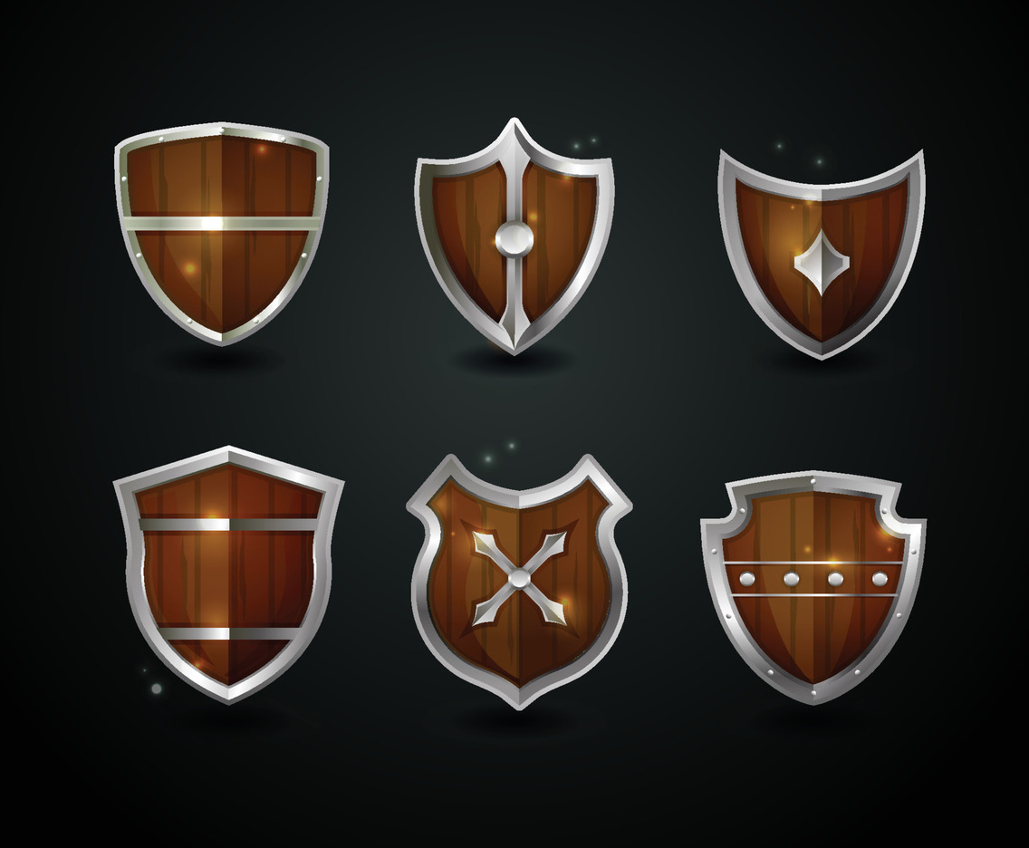 Vintage Shield Icon Collection