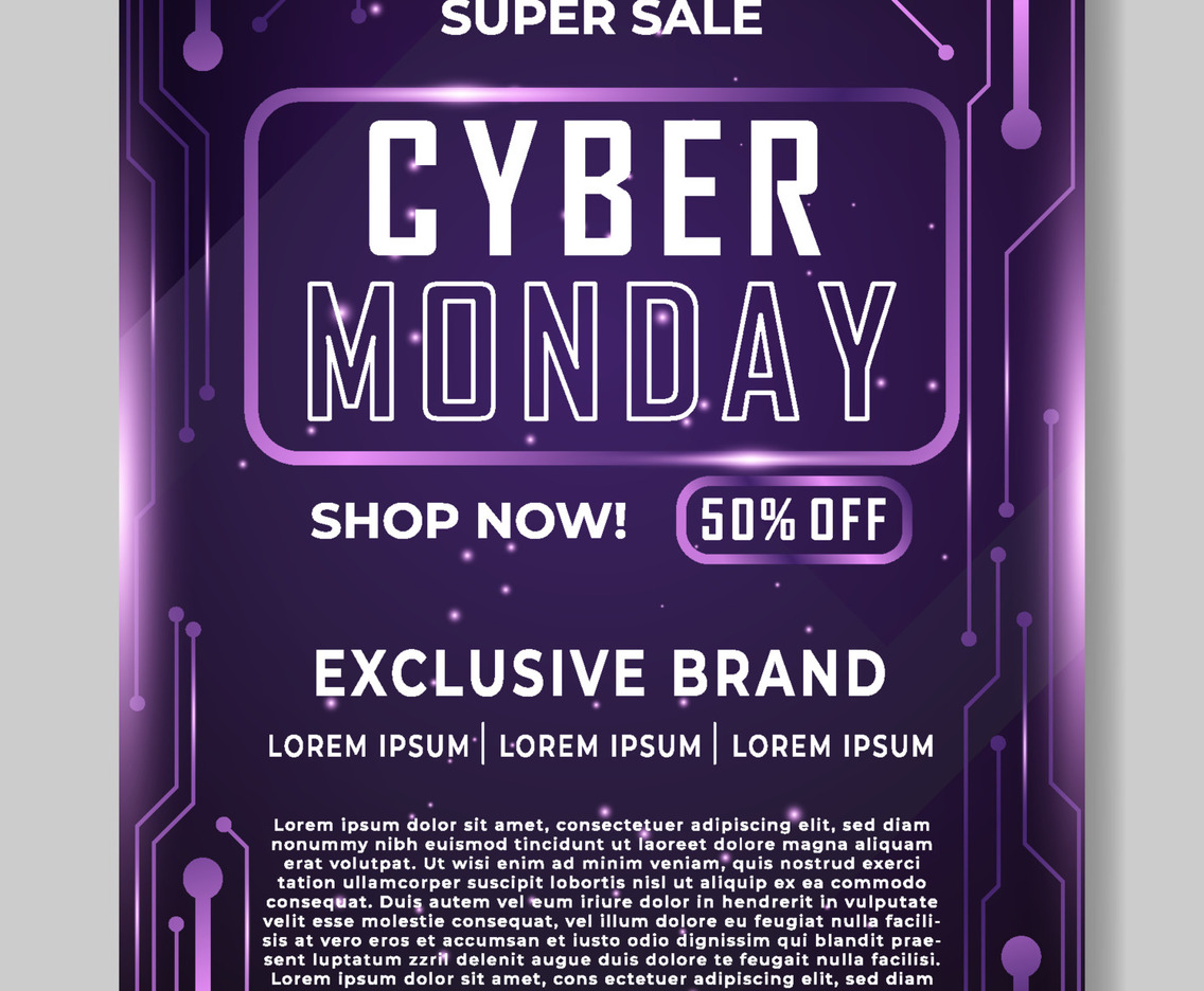Cyber Monday Poster Template