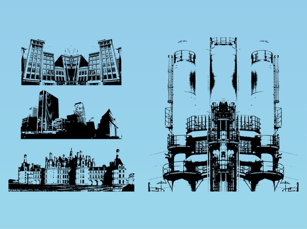 Cityscapes Vector Graphics