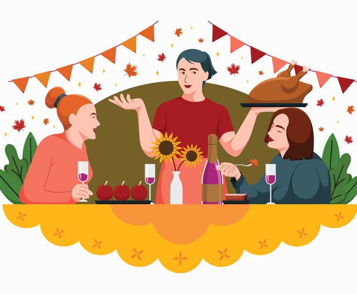 Thanksgiving Activities Illustration