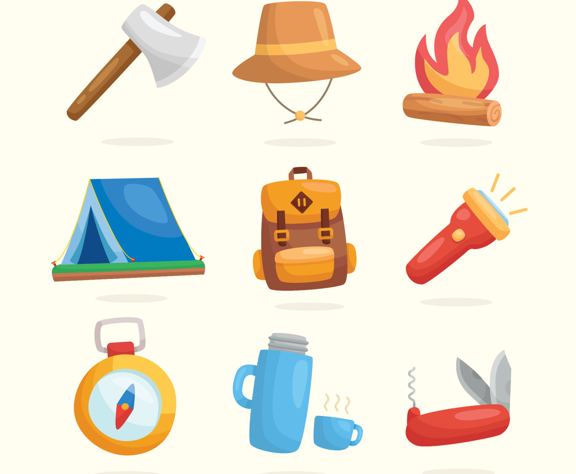 Hiking Equipment for Outdoor Activity in Fall Session