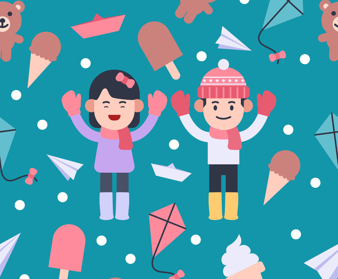 Children Day Seamless Background