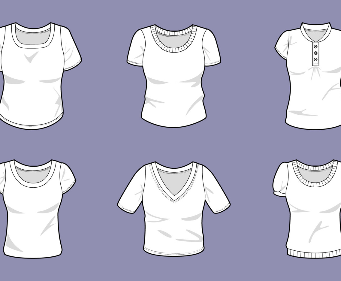 Women T-shirt Mock Up Collection