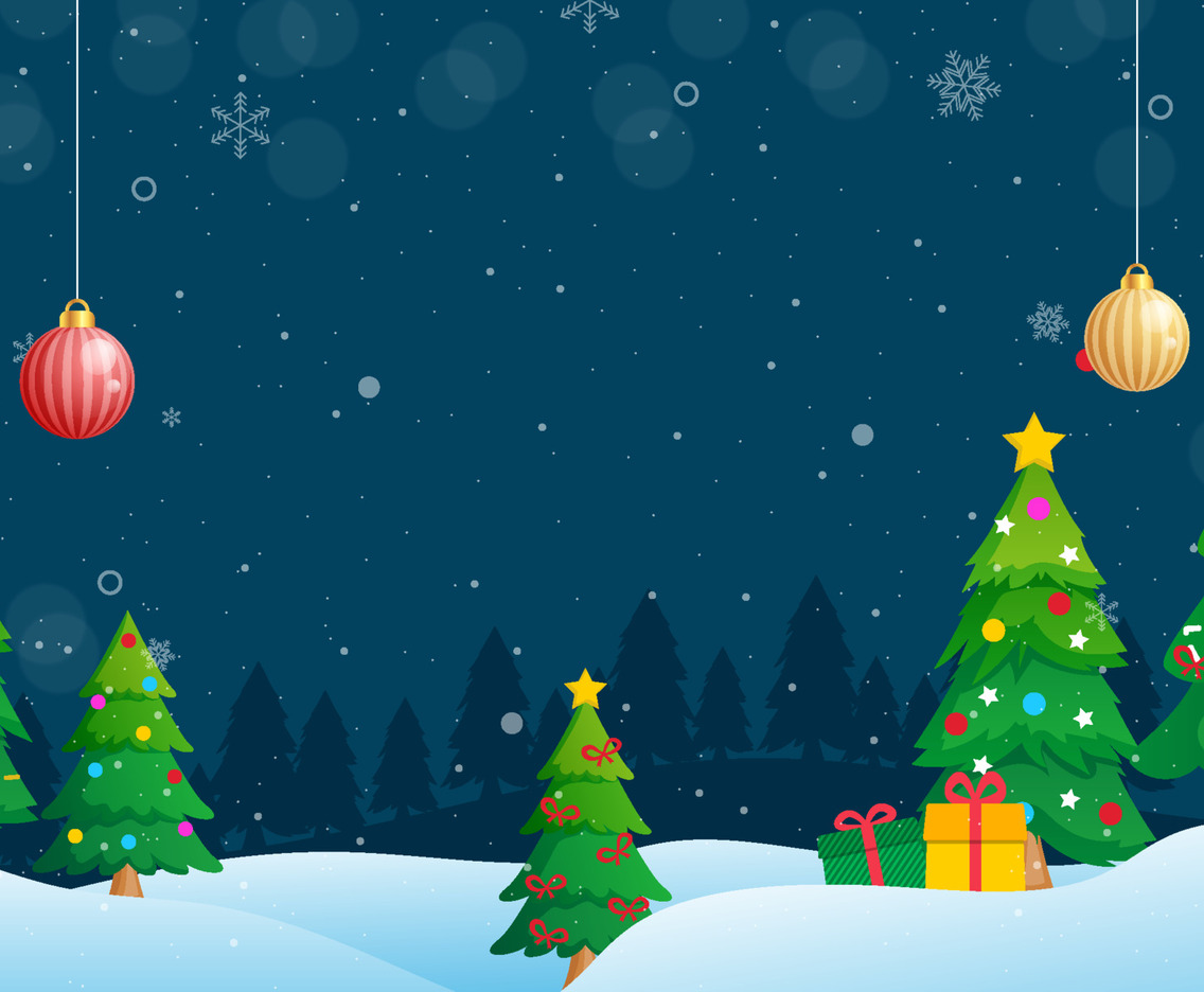 Winter Christmas Background