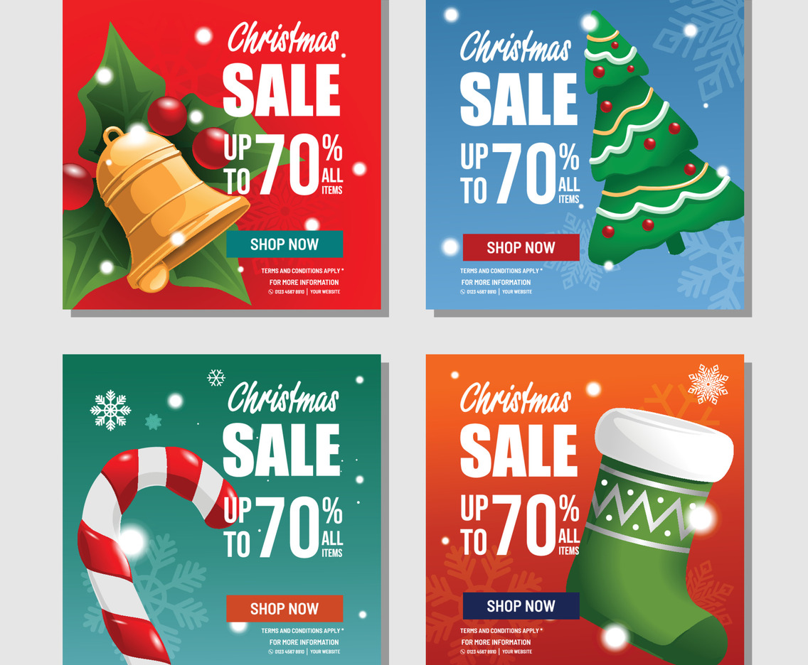 Christmas Sale Social Media Post