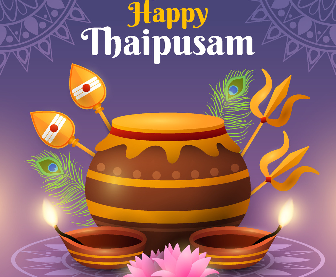 Happy Thaipusam Concept