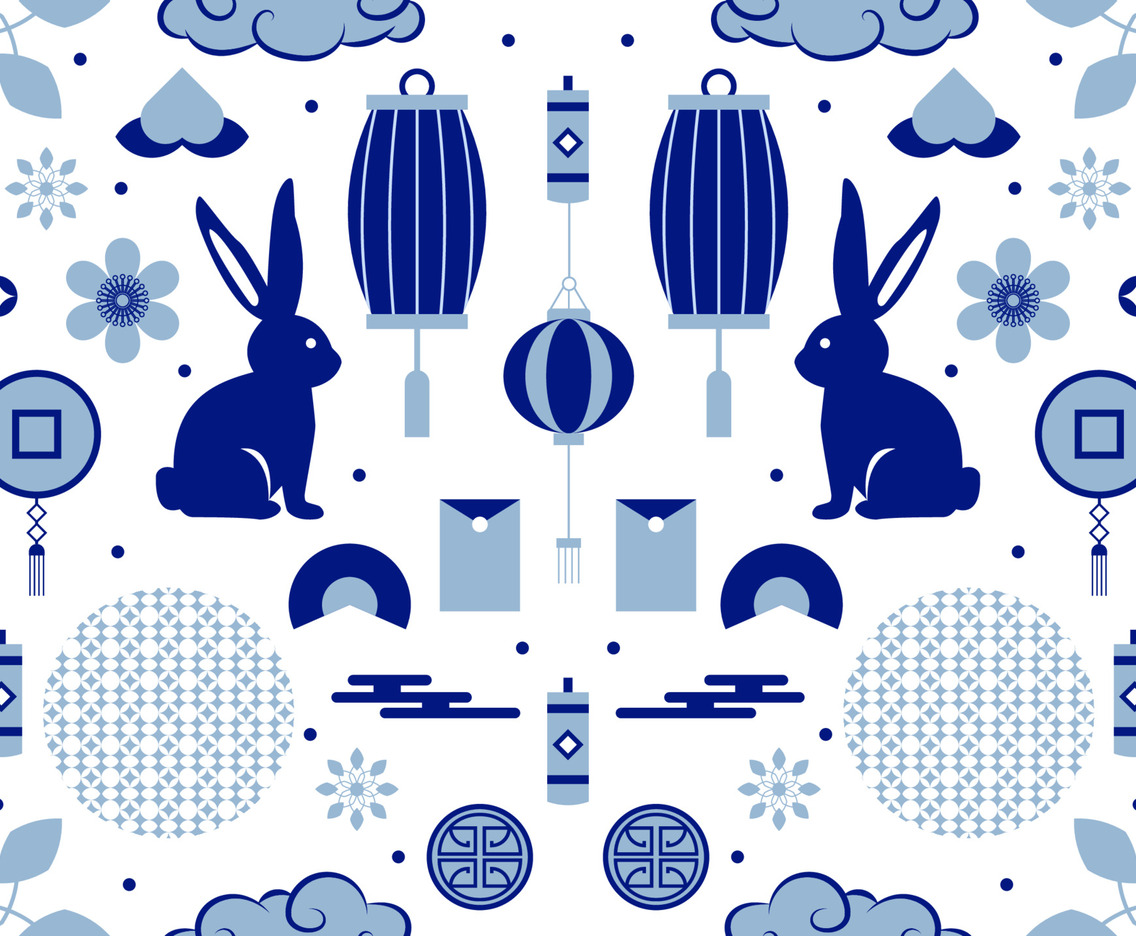 Seamless Pattern With Chinese New Year Element