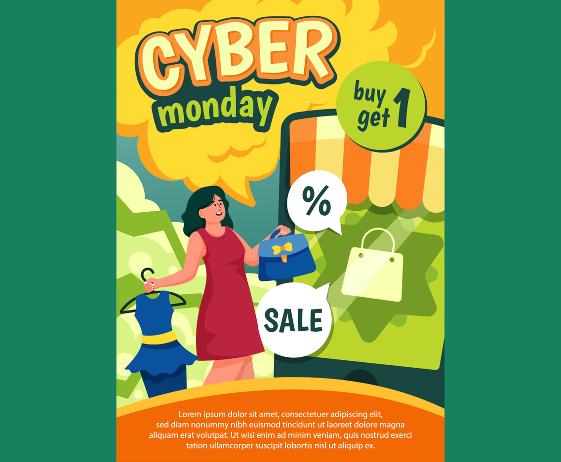 Cyber Monday Buy 1 Get 1 Poster