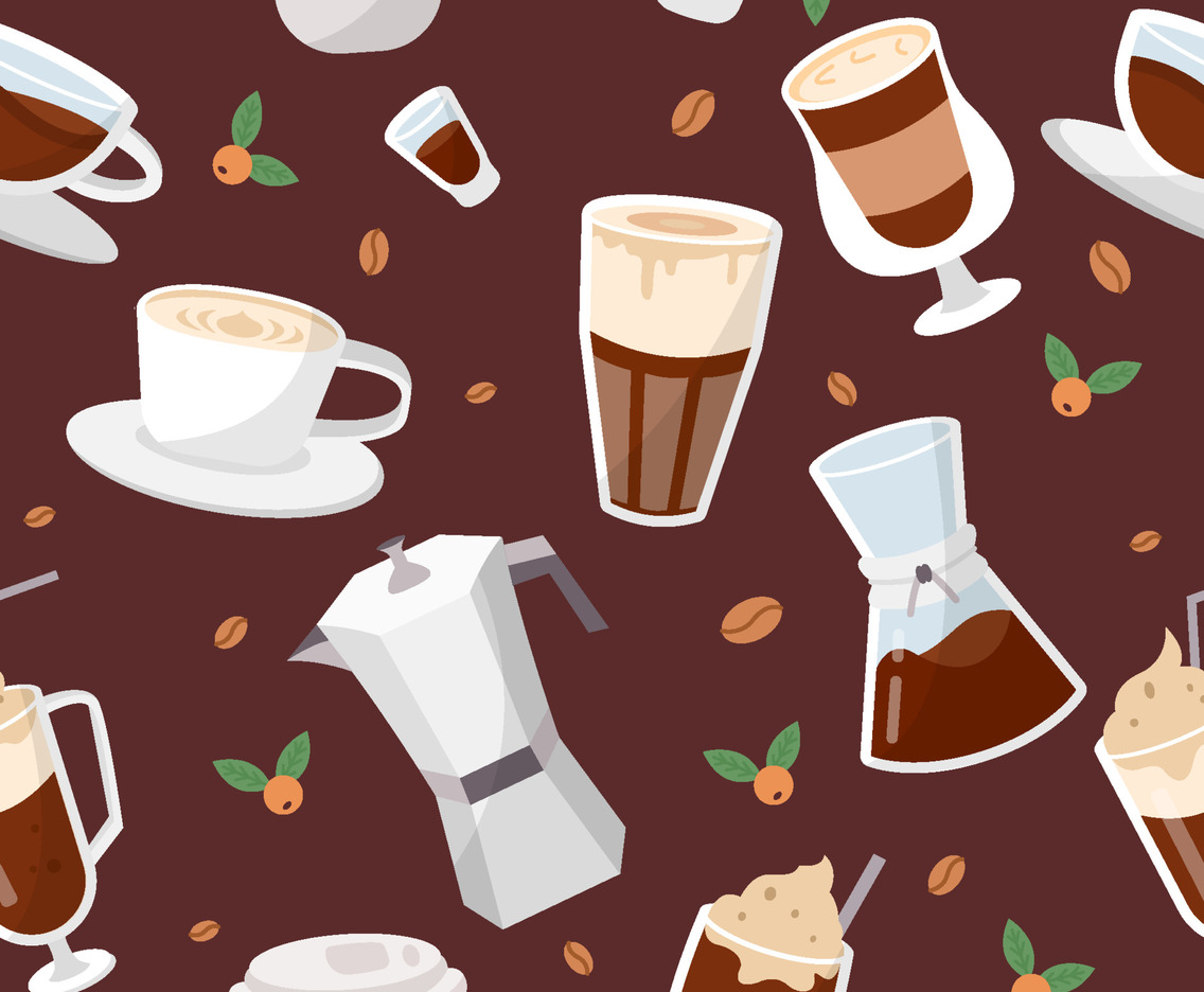 Coffee Seamless Background