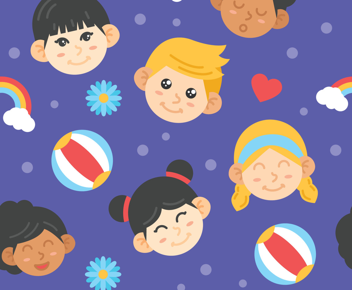 Children Day Seamless Background
