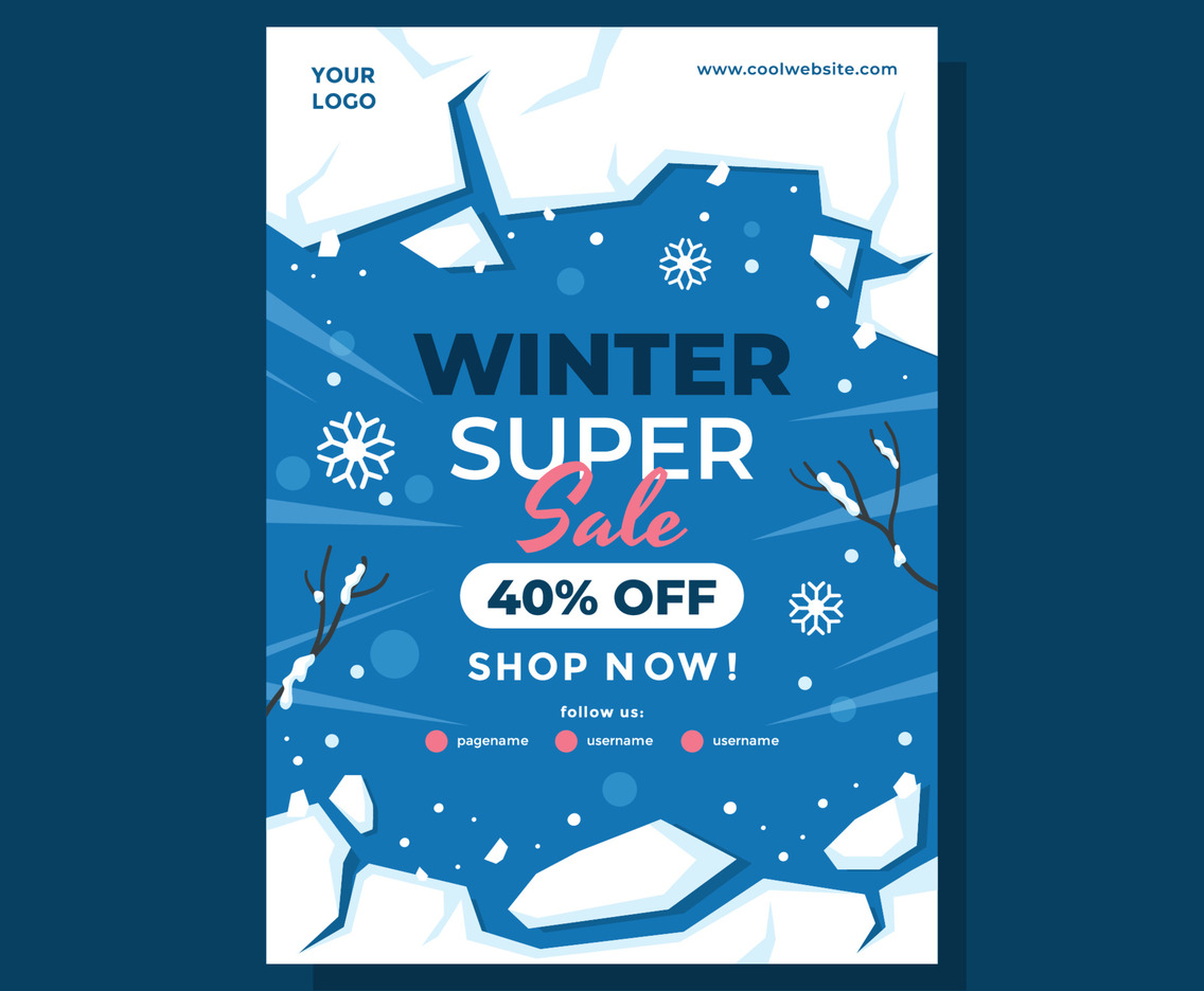 Winter Sale Poster