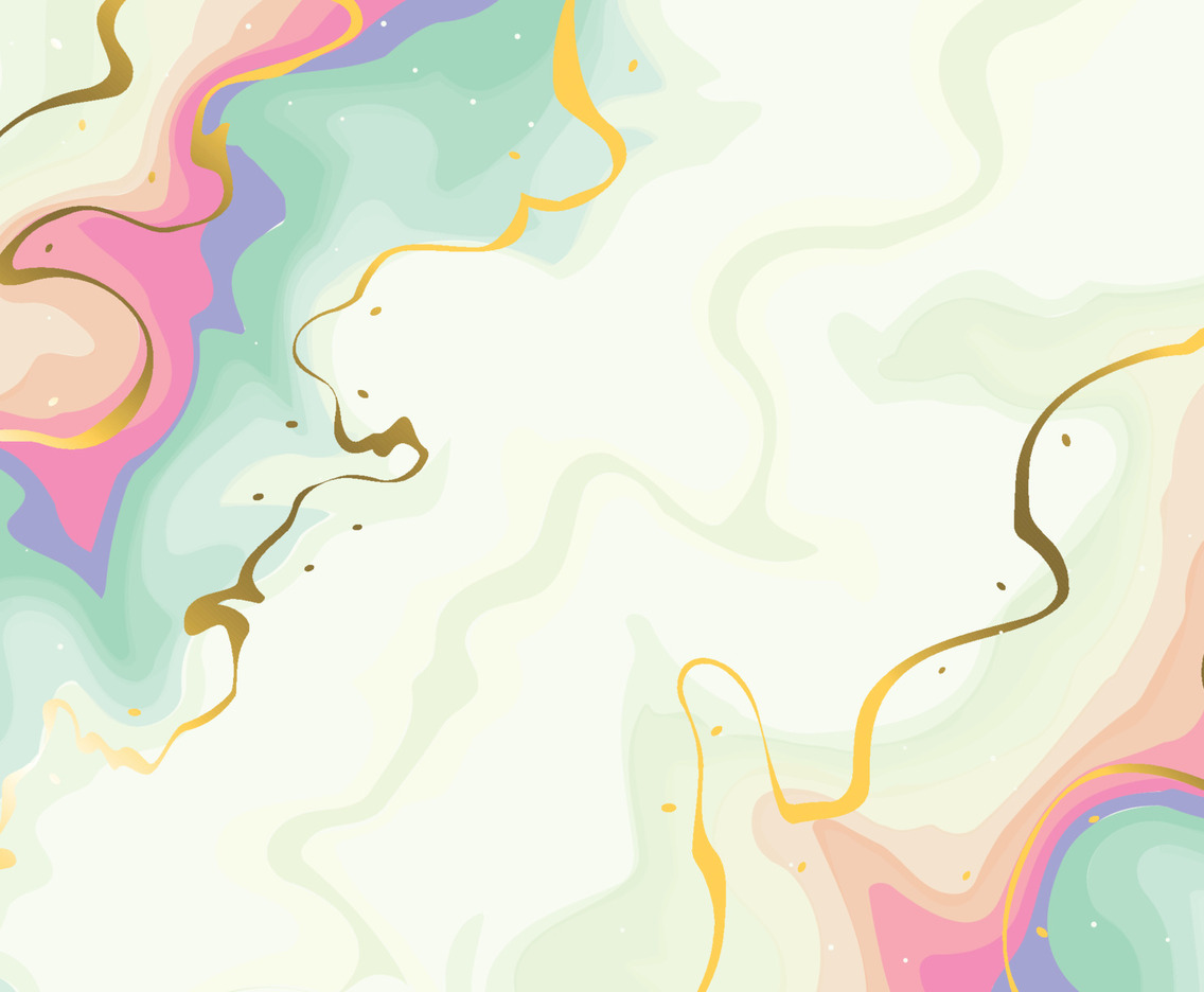 Pastel Inkscape Background with Gold Accent