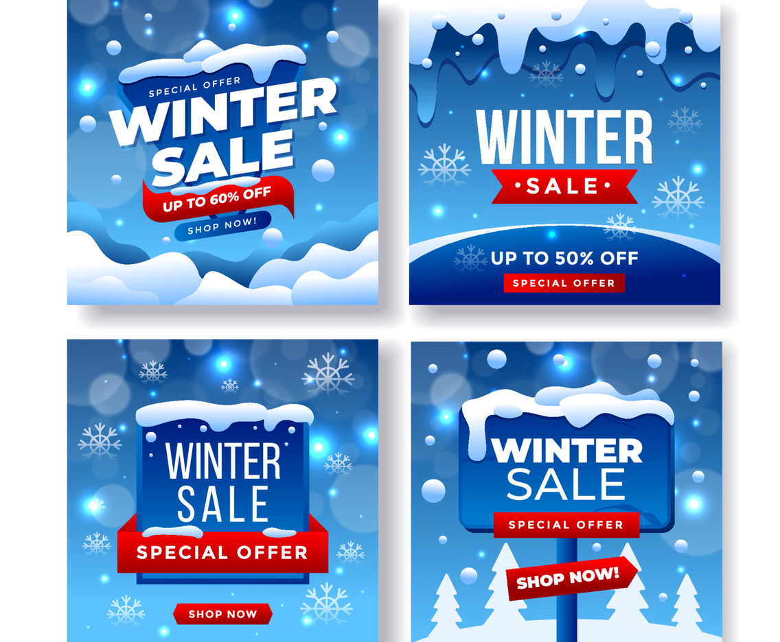 Winter Sale Social Media Post