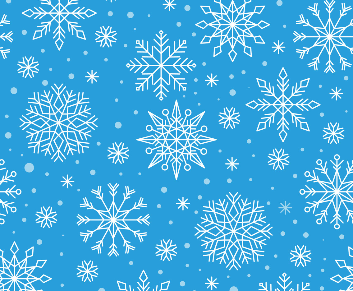 Snowflakes Seamless Pattern