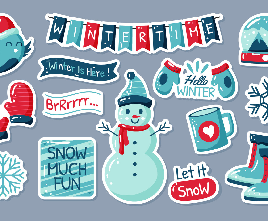 Winter Sticker Journal