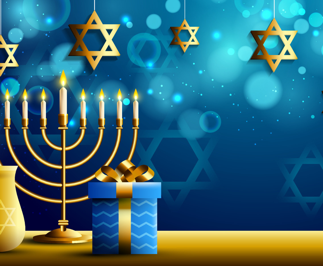 Happy Hanukkah Background