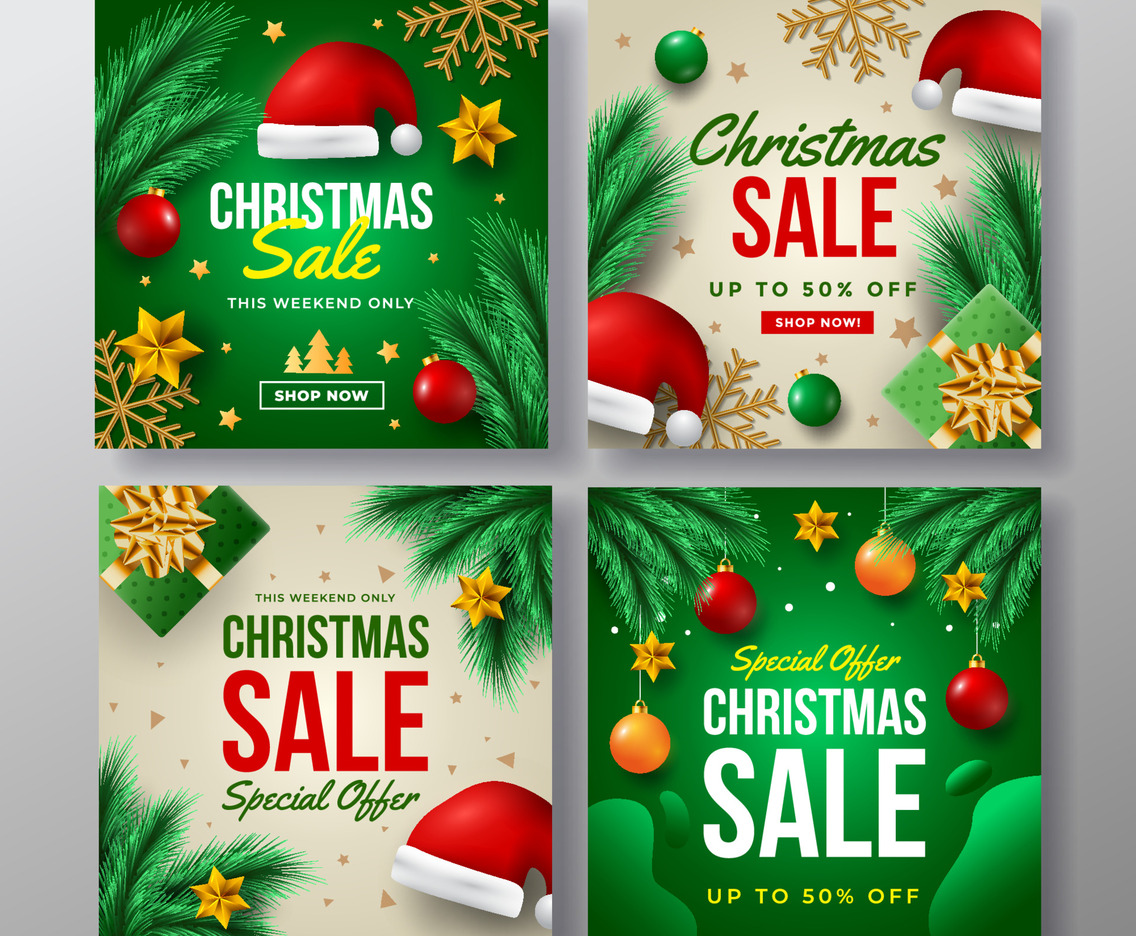 Christmas Sale Social Media Post