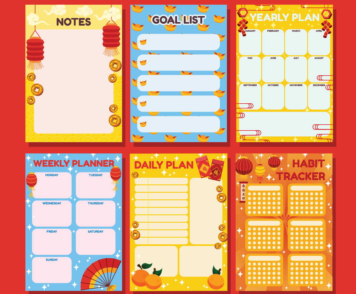 Prosperous Chinese New Year Journal Set
