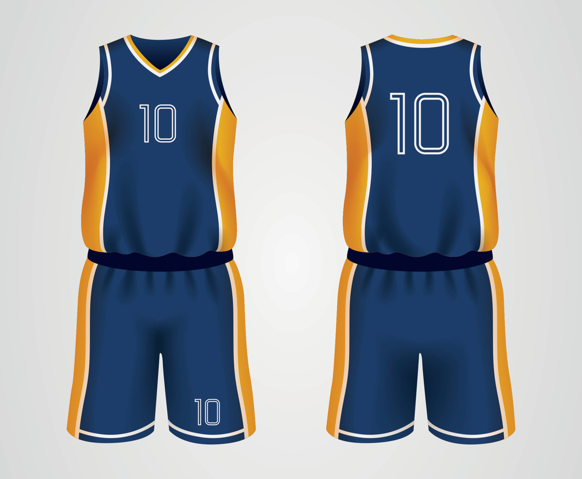 Realistic Basketball Jersey Mockup