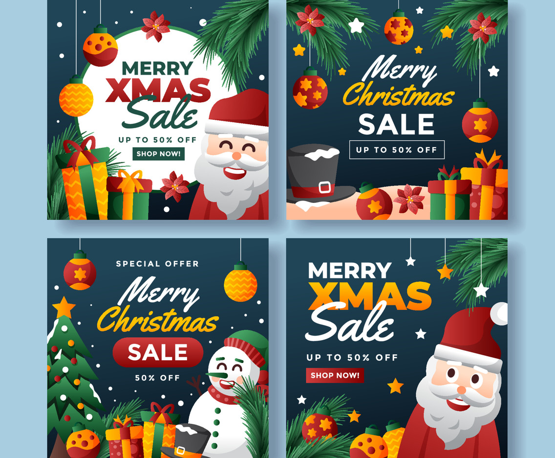 Christmas Sale Social Media Post