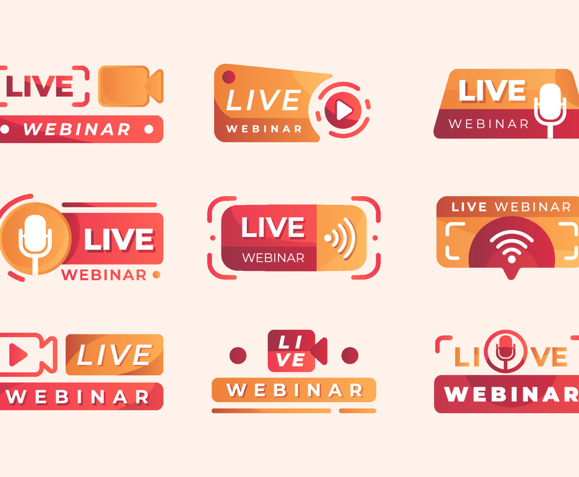 Live Webinar Badge Collection