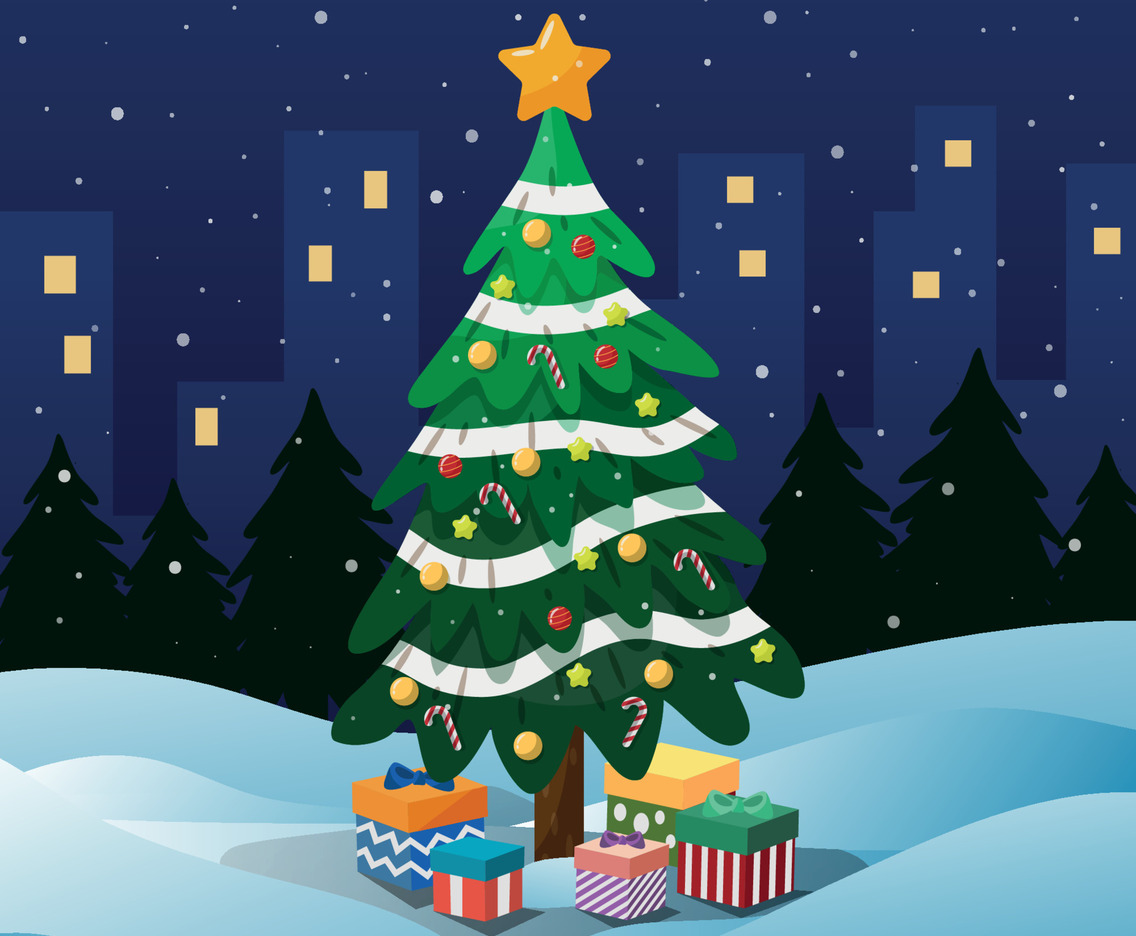 Christmas Tree and Gifts