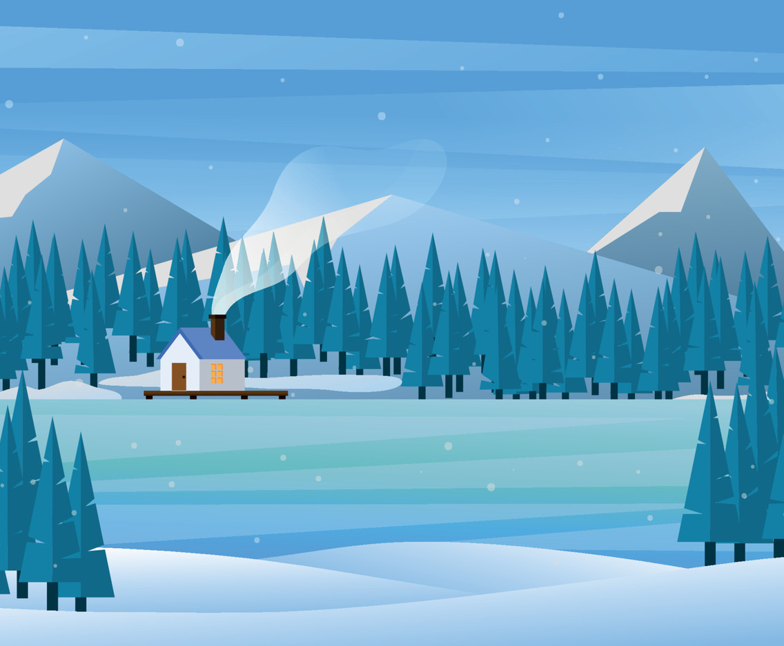 Winter Nature Background
