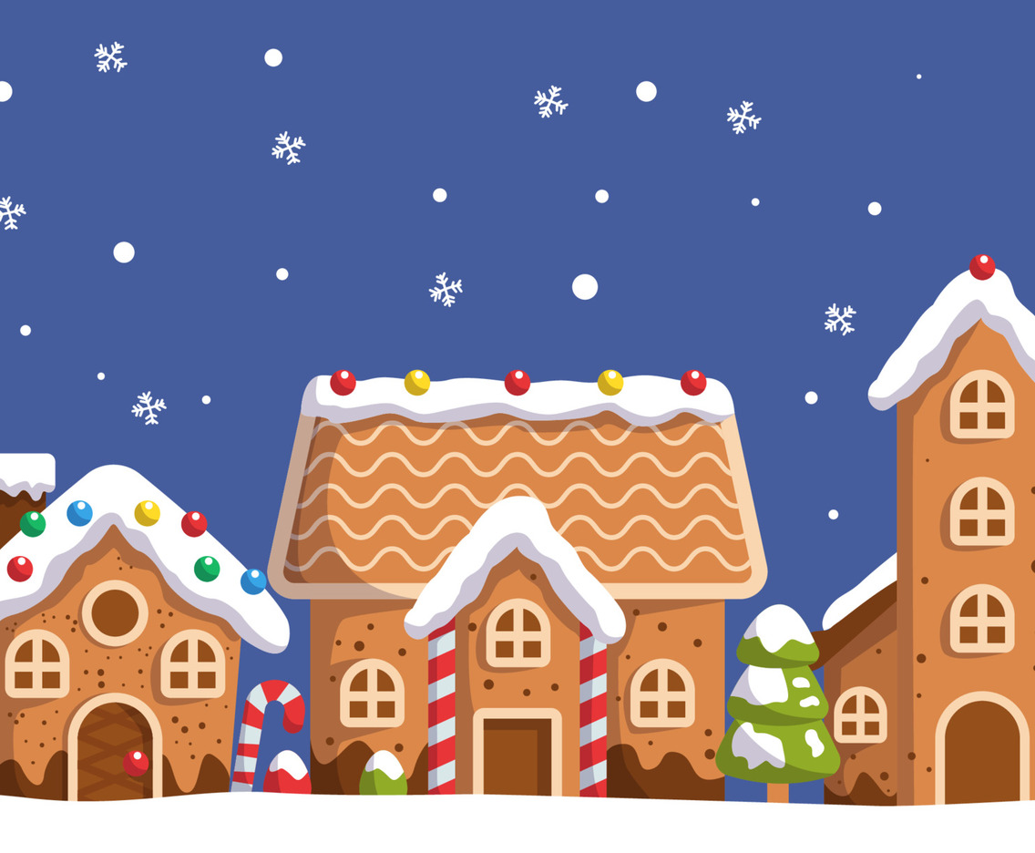 Gingerbread House background