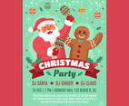 Christmas Party Event Poster Design Templates