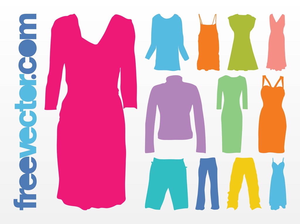 Colorful Clothes Vector