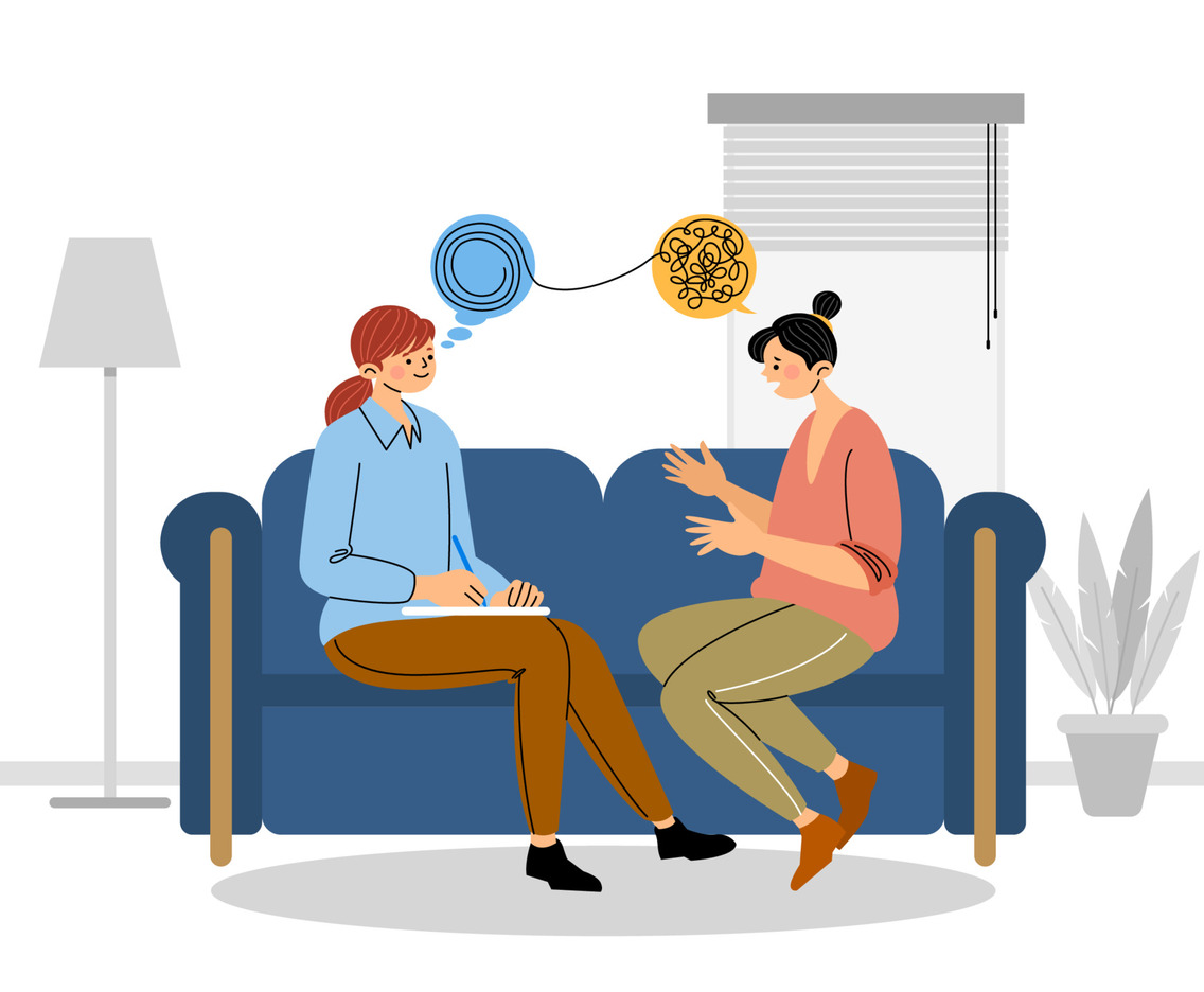 Woman Counseling to a Psychiatrist