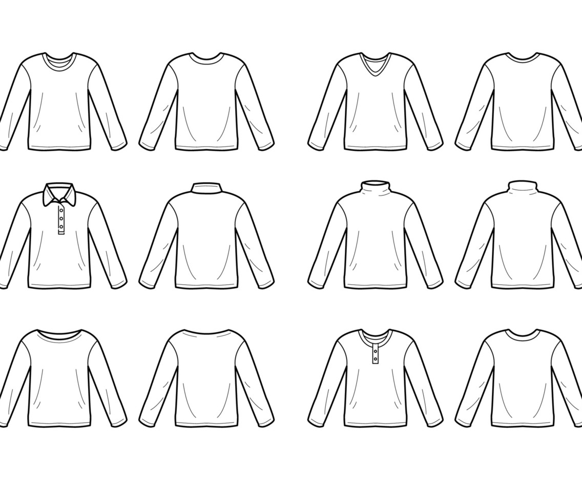 Long Sleeve T-Shirt Mock Up