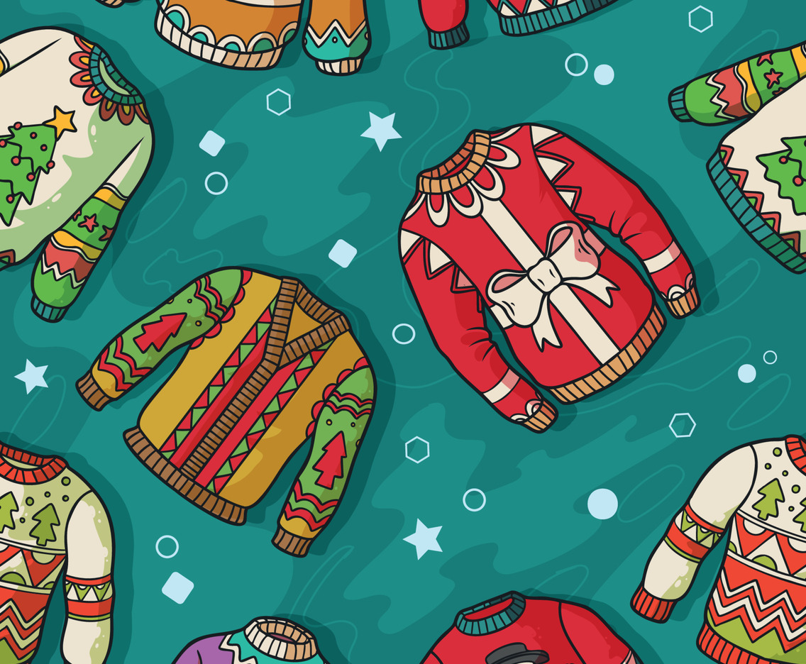 Christmas Ugly Sweater Seamless