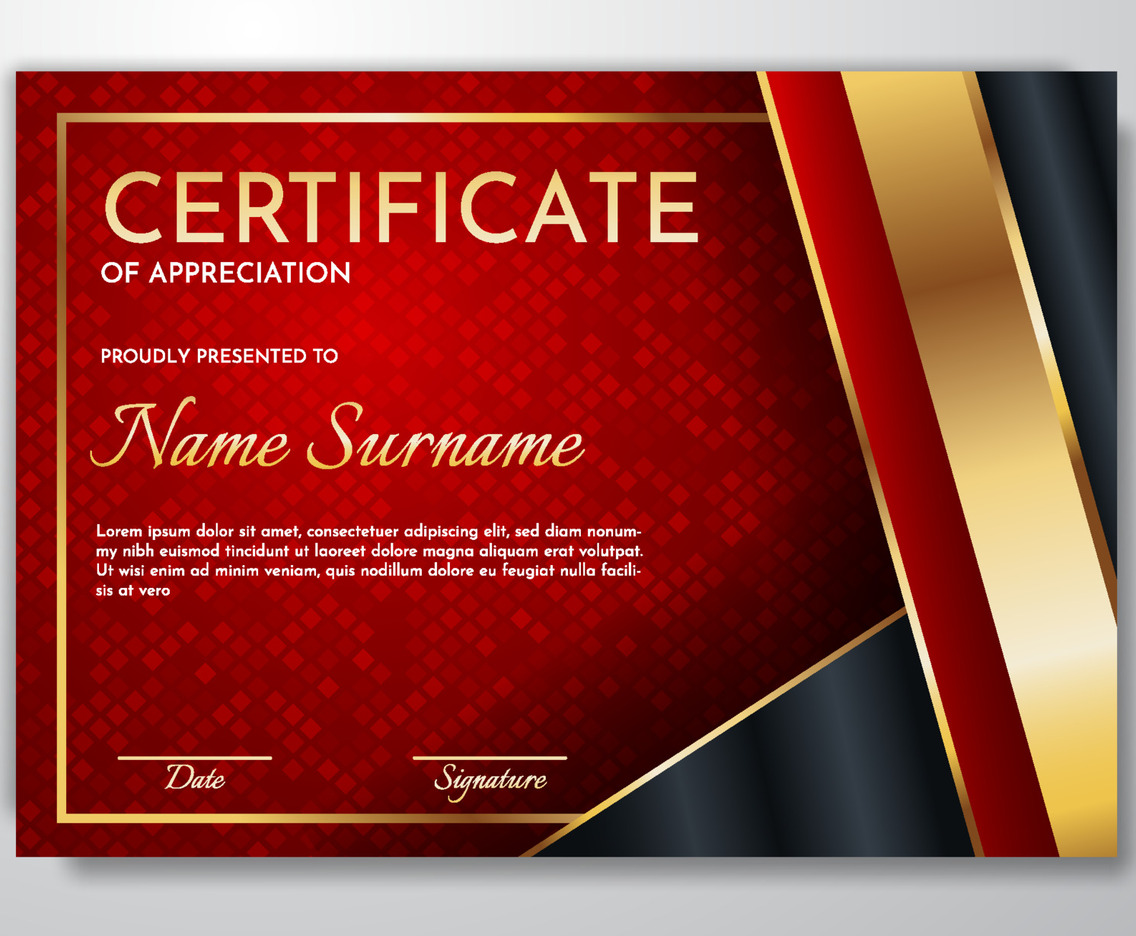 Certificate of Appreciation Template