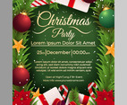 Christmas Party Poster Template