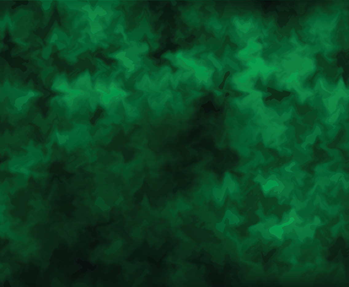 Abstract Green Background Liquid with Geometric Shape and Circle