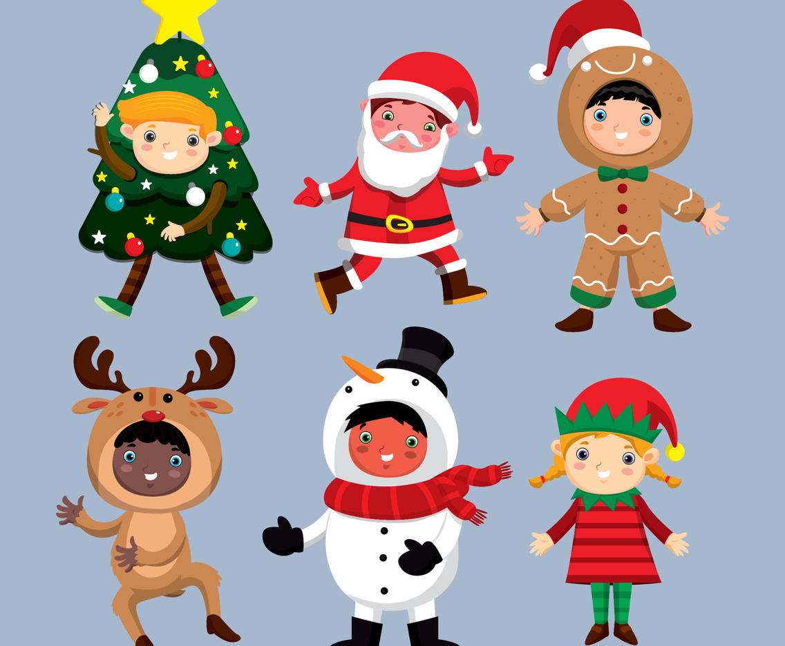Children Christmas Costume Character