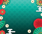 Chinese New Year Jade Green Background