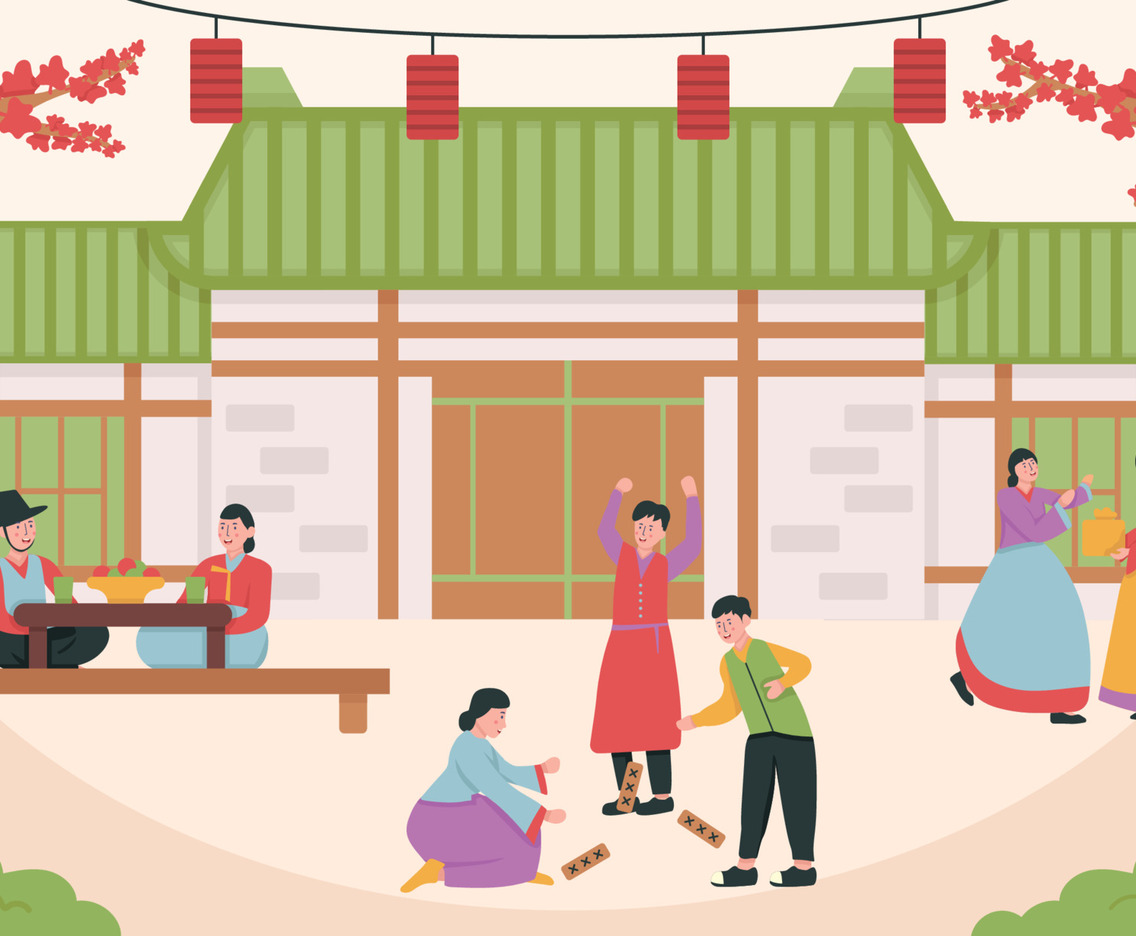 Korea New Year Concept