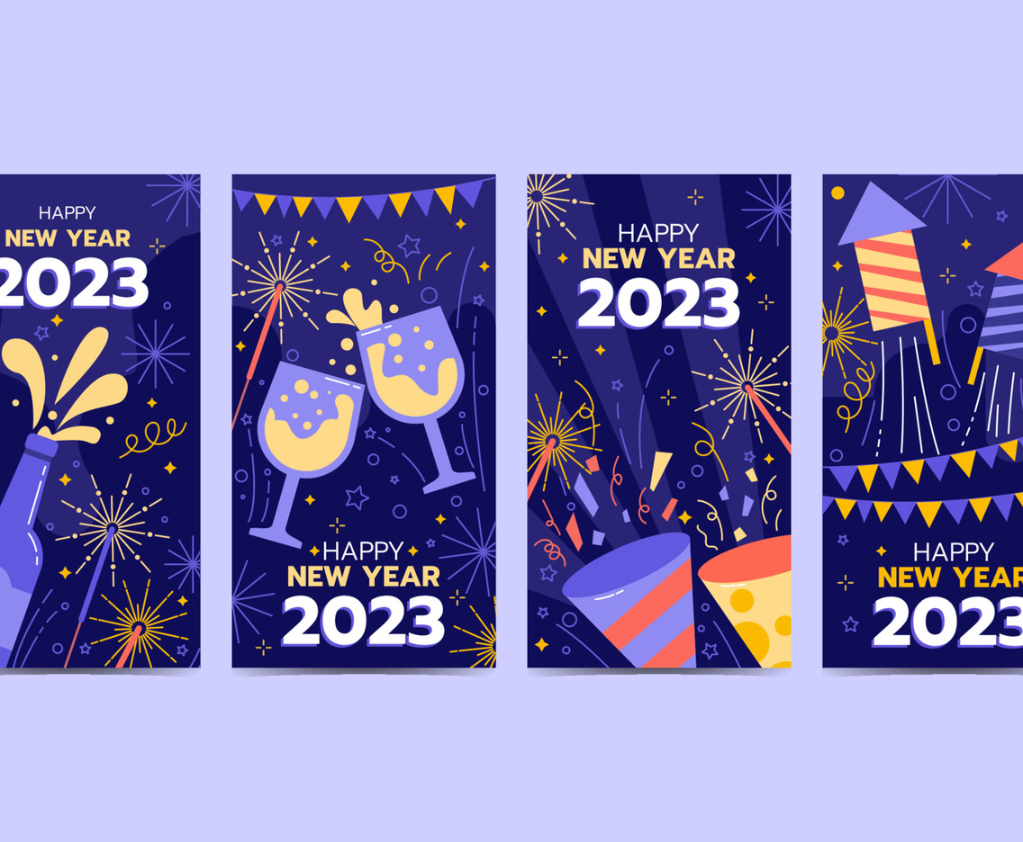 Happy New Year Social Media Template