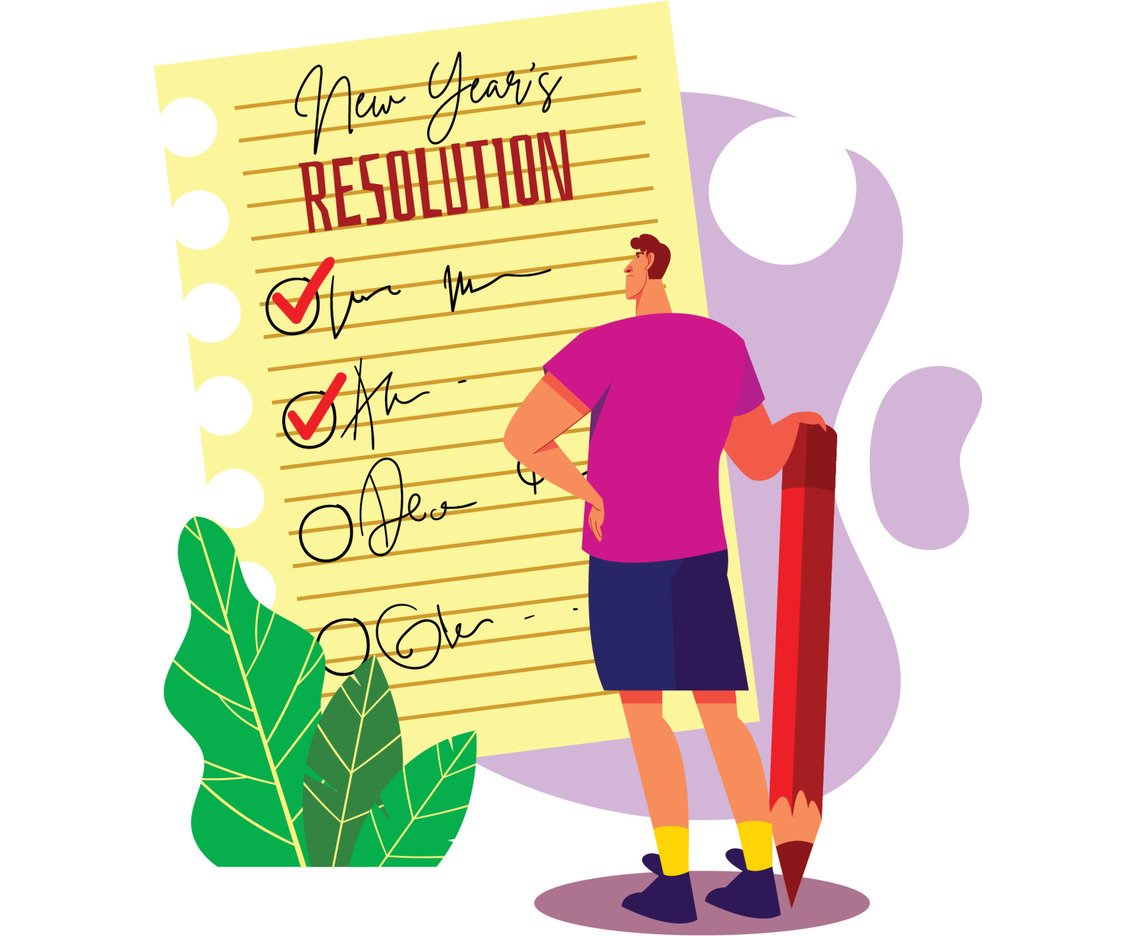 Making New Year's Resolution List